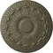 Ekena Millwork Colton Ceiling Medallion (Fits Canopies up to 4 3/4"), 15 3/4"OD x 1 1/2"P, Spartan Stone CM15CNSSF - alternate 1